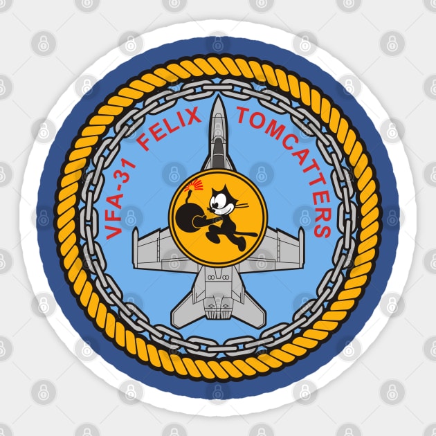 VFA-31 Tomcatters - F/A-18 Sticker by MBK